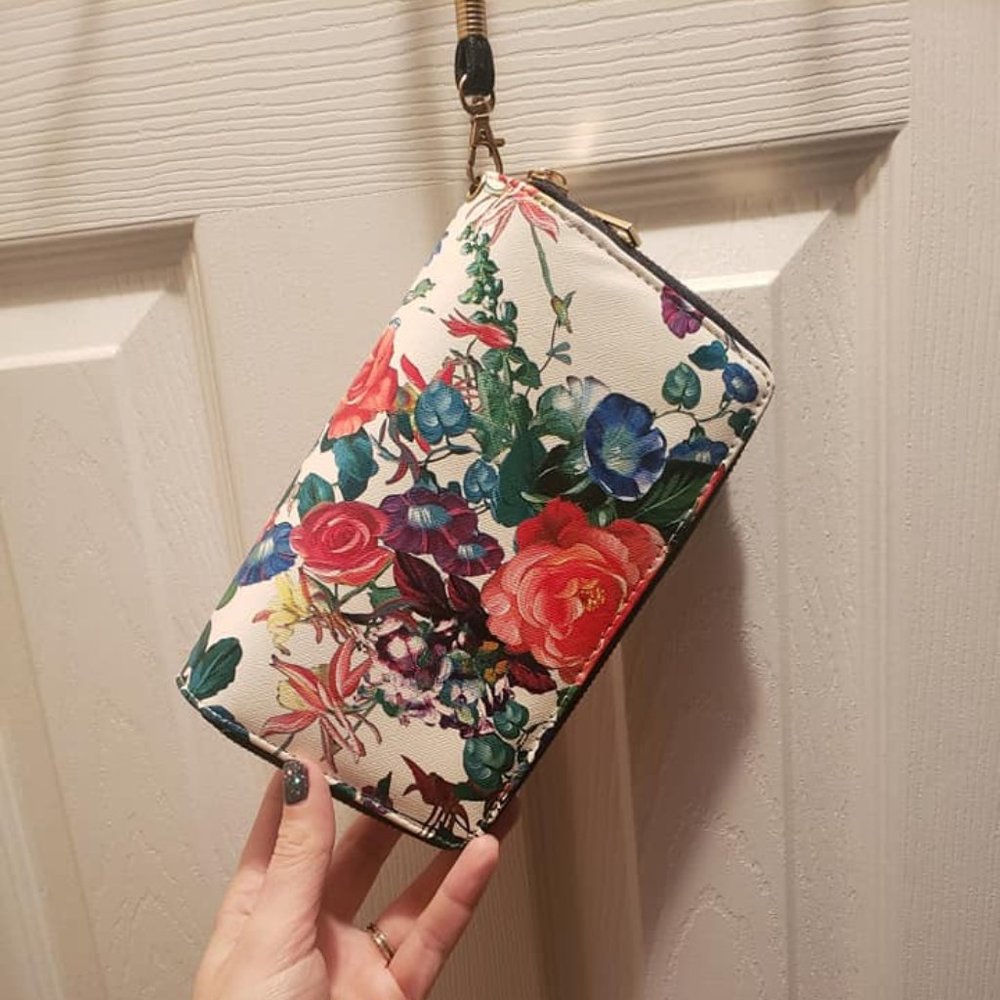 Floral wallet